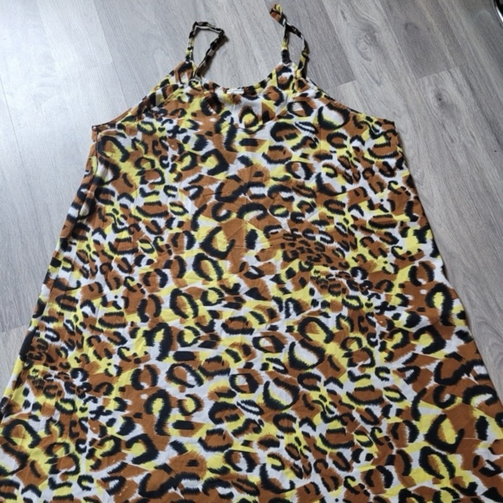$30 Leopard print chiffom mini dress